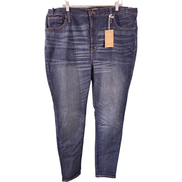 Madewell Jeans Size 36 High Rise Skinny Jeans Medium Wash - Picture 2 of 9